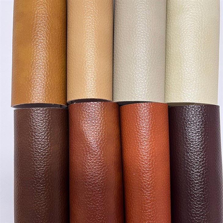Oil Lichee Pattern Faux Leather For Bags Sofa manufacturers